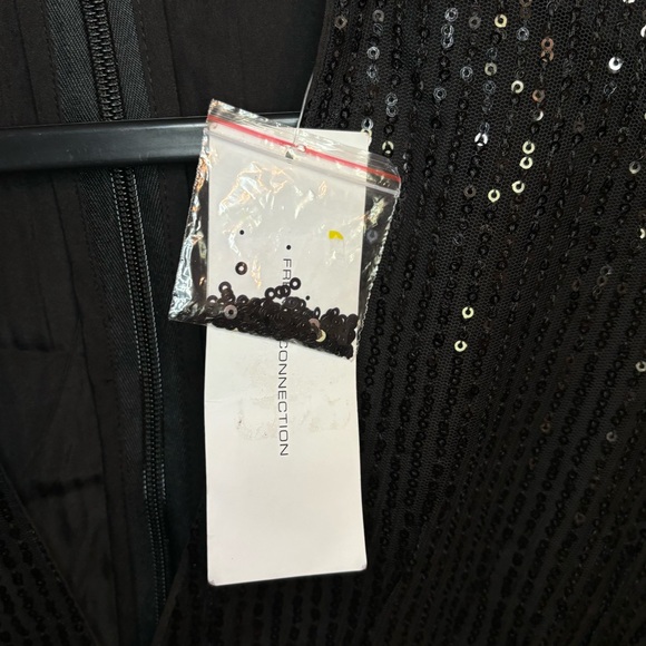 French Connection | Dilara Sequined Cropped Jumpsuit | Size 6 | NWT - Picture 6 of 7